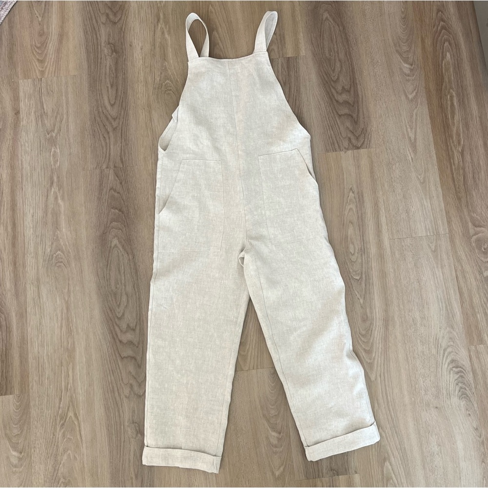 OZMA campo linen overalls size small. Never worn.